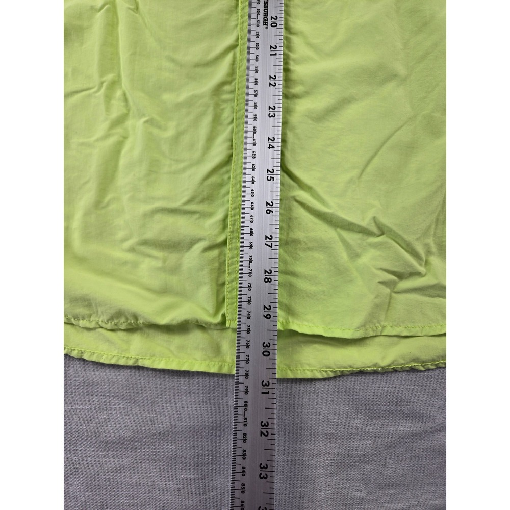 Magellan Outdoors Fish Gear Mens XL Lime Green Long Sleeve Fishing Shirt MagWick - Picture 5 of 11